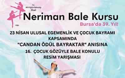 16. Çocuk Gözüyle Bale Konulu Resim Yarışması